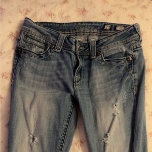 Miss Me Distressed Denim Boyfriend Jeans